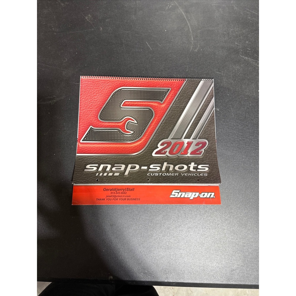 Snap On Tools Snap Shots 2012 Calendar Preloved